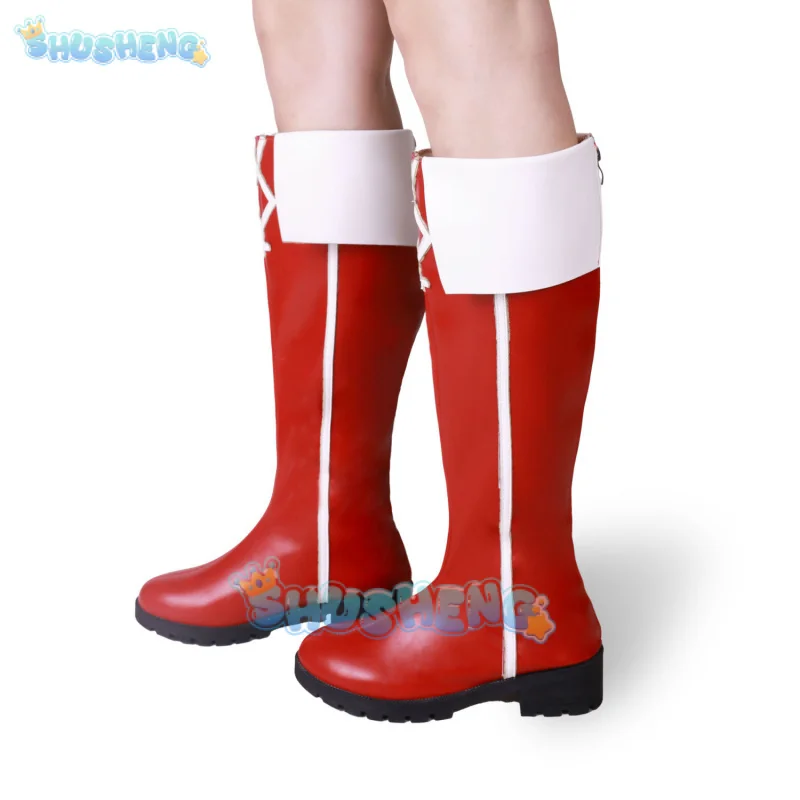 أحذية أنيمي كوسبلاي من Puella Magi Madoka Magica ، دعامة ساكورا كيوكو ، أحذية كرنفال الهالوين