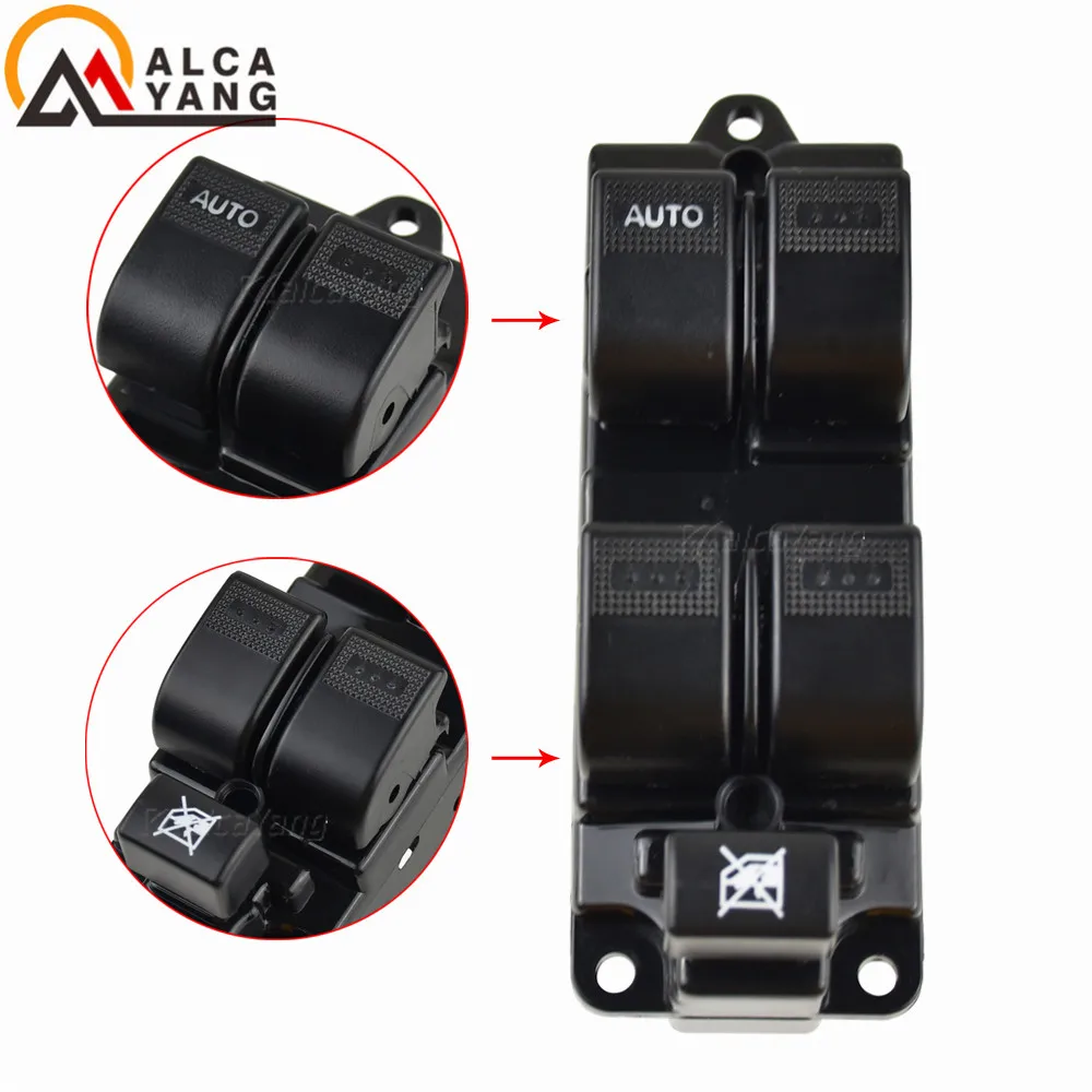 Electric Power Car Window Switch Control Master Switches GJ6A-66-350 For Mazda 6 Demio 2003-2012 GJ6A-66-350 GJ6A66350 BJ2G66350