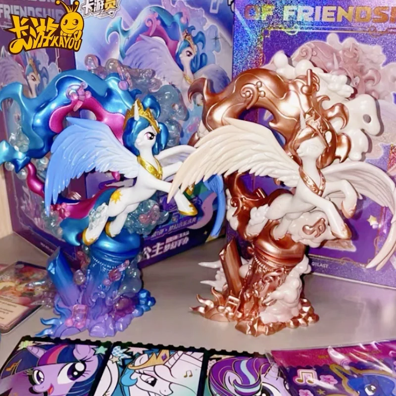 New Kayou My Little Pony Friendship'S Treasure First Release Last Prize Cosmos Princess Fantasy Figure S Prize Rarity Kids Gifts