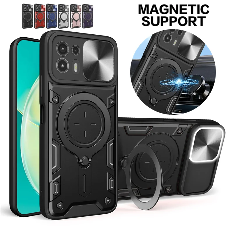 For Motorola Moto Edge 20 Lite Case Magnetic Car Holder Metal Ring Shockproof Armor Phone Cases For Moto Edge20 Lite Back Cover