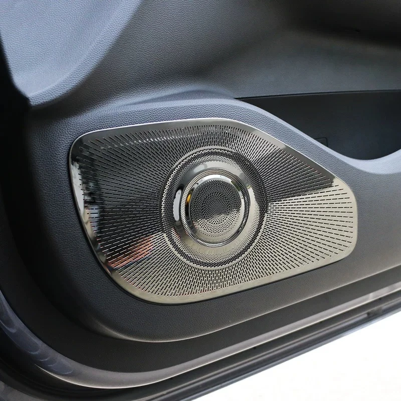 Cadre de haut-parleur en acier inoxydable pour GAC Trumpchi Empow – Cache audio de porte, pièces et accessoires de modification intérieure pour voiture