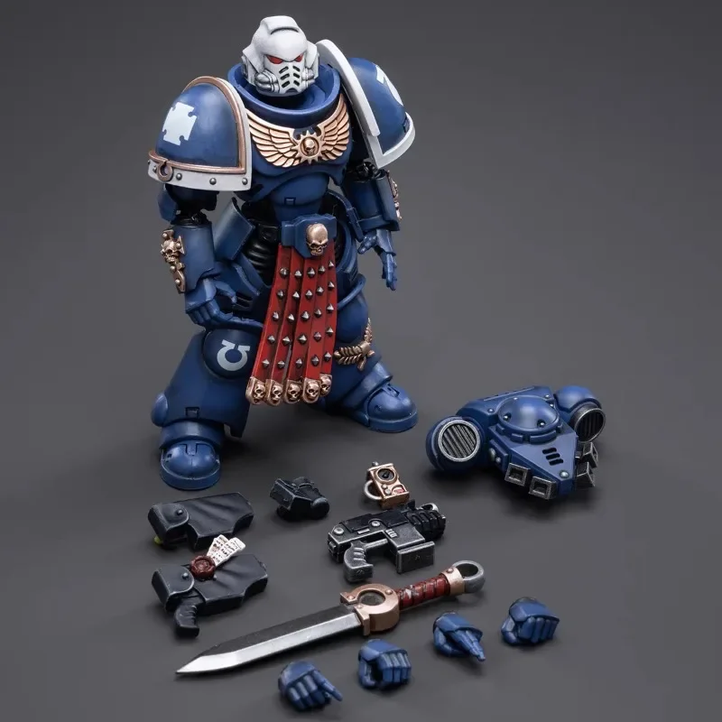 JOYTOY 1/18 Figurka Akcji Primaris Assault Veteran Intercessor Anime Figurka Model Zabawki Kolekcja Ozdoby Prezent Dostępny