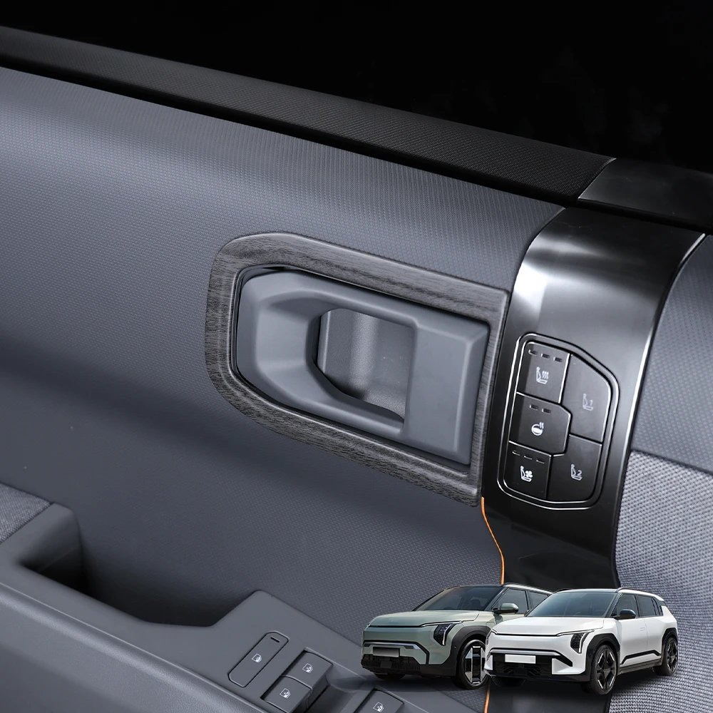 

X-T For Kia EV3 2024 2025 Car Inner Door Handle Bowl Frame Trim Cover Interior Mouldings Decoration Accessories