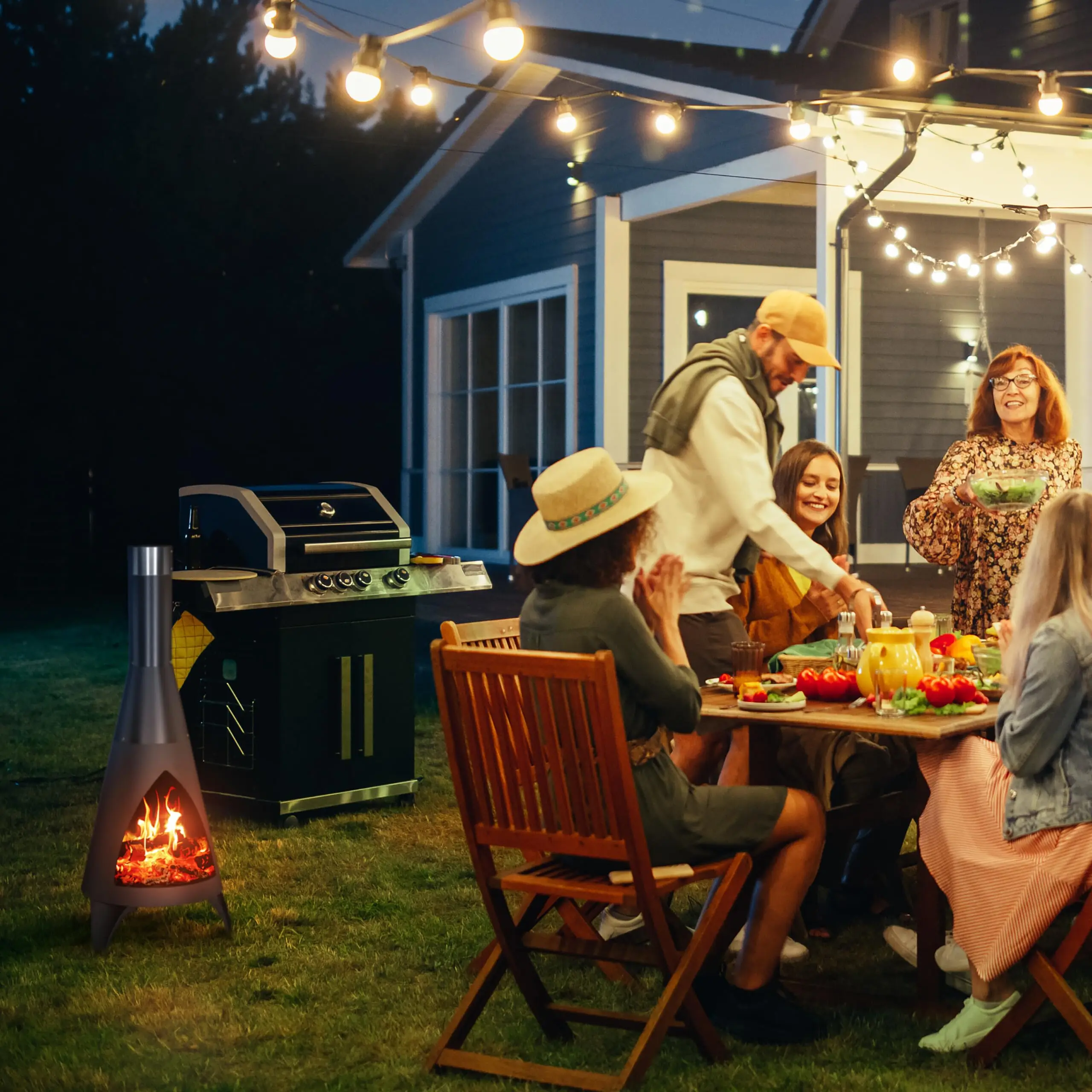 Рисунок 5 - Открытый камин, дрова