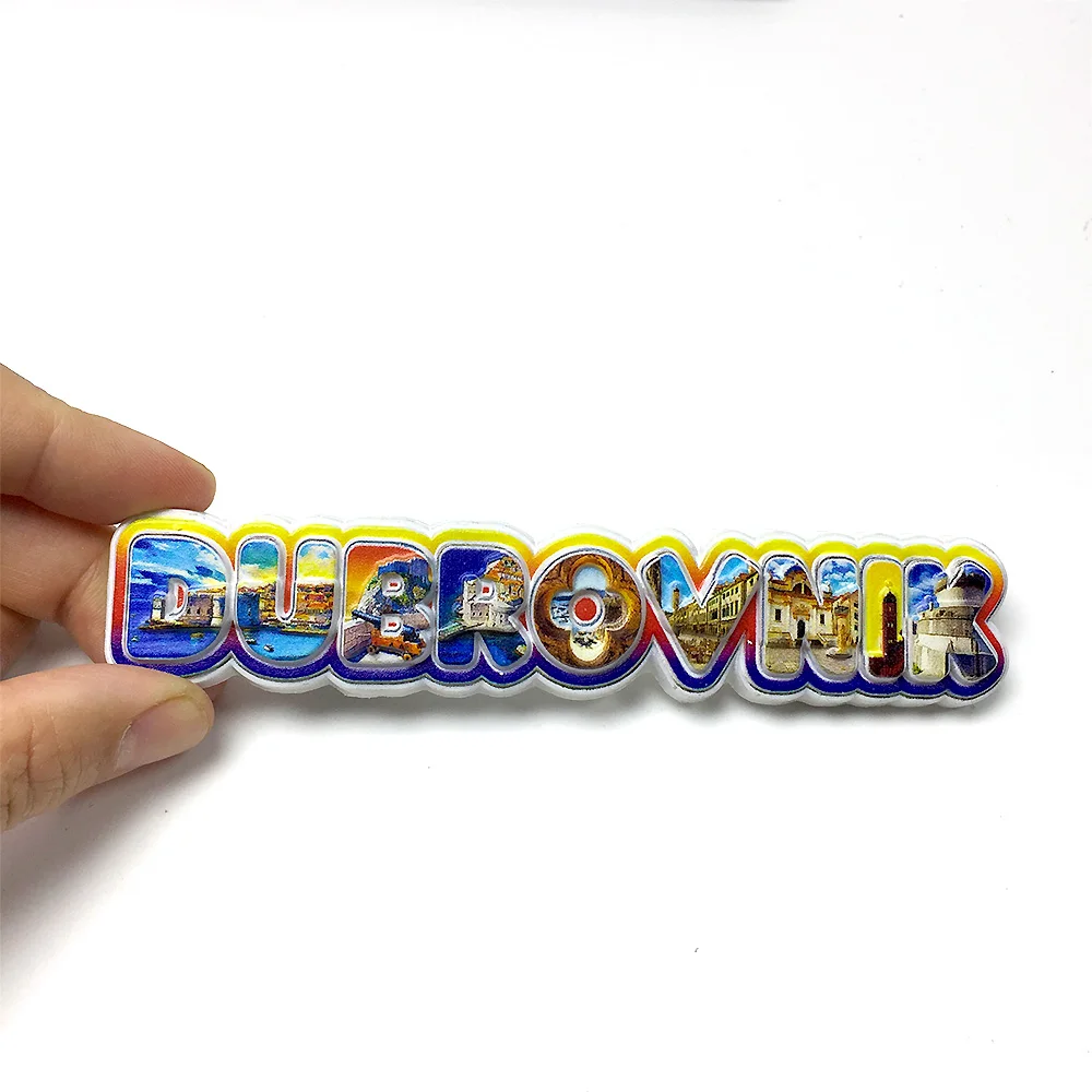 

Resin Dubrovnik Refrigerator Magnet - Magnetic Decorative Patch - Creative Tourism Souvenir