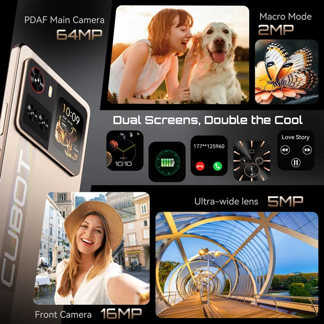 Smartphone 5G Cubot X100, Android 15, Dimensity 7025, 6nm, 2.5GHz,6.88-inch Screen,16GB(8+8),256GB, 64MP Camera, 5100mAh Battery 5 Smartphone 5G Cubot X100, Android 15, Dimensity 7025, 6nm, 2.5GHz,6.88-inch Screen,16GB(8+8),256GB, 64MP Camera, 5100mAh Battery 5