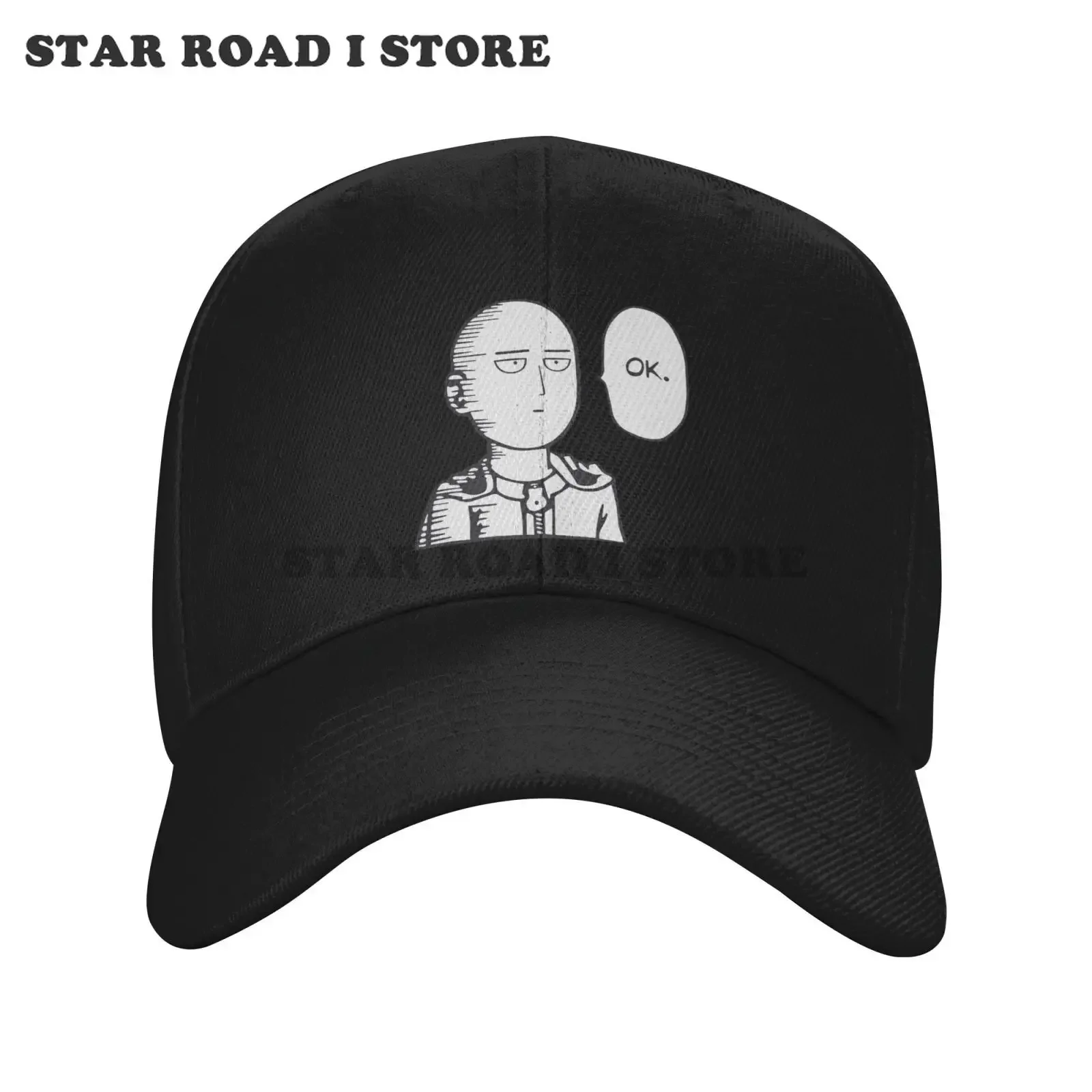 Personalized One Punch Man Saitama Anime Baseball Cap for Men Women Breathable Japanese Superhero Manga Dad Hat Streetwear