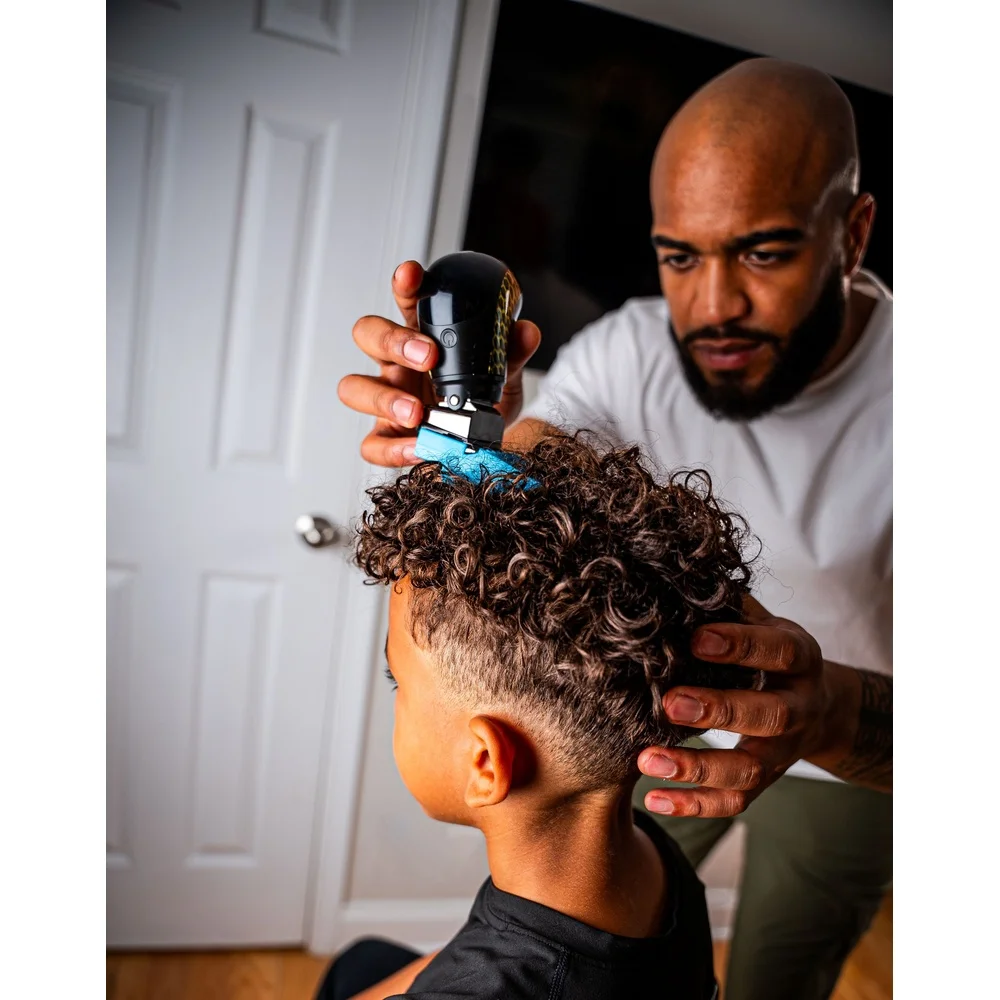 360 Swivel Body Hair Clipper Waterproof Ergonomic Design Adjustable Blade Powerful Motor Lightweight Cordless Styling Tool