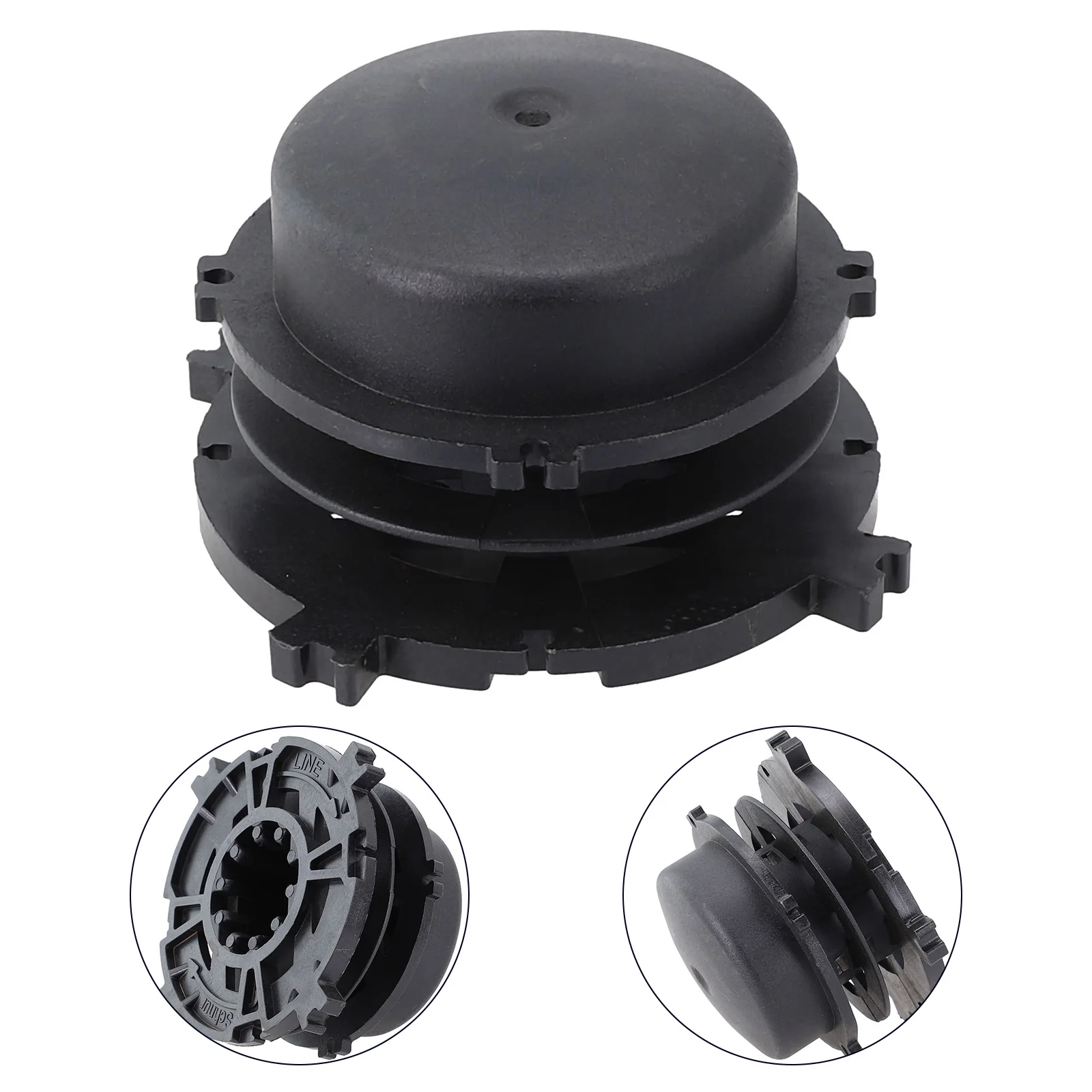 Trimmer Spool Cap 40037133011 with 300cm Nylon Line for Greenworks and 30 2 40 2 String Trimmer Heads Bump Feed Style