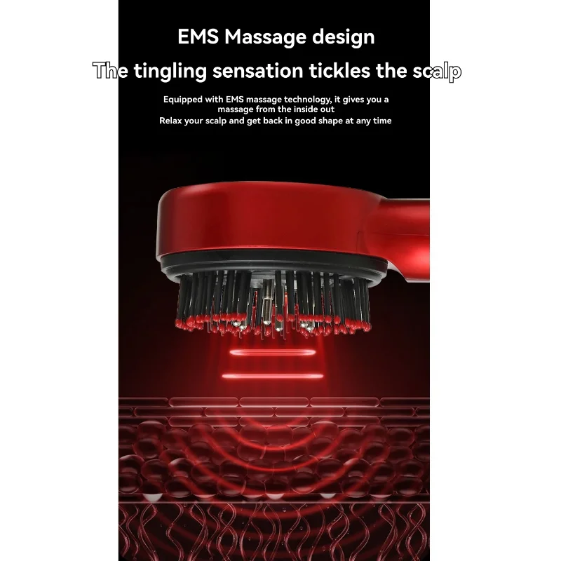 

T27C For Hair Growth For Hair Growth Multifunctional Red Light Scalp Massager Comb For Hair Growth