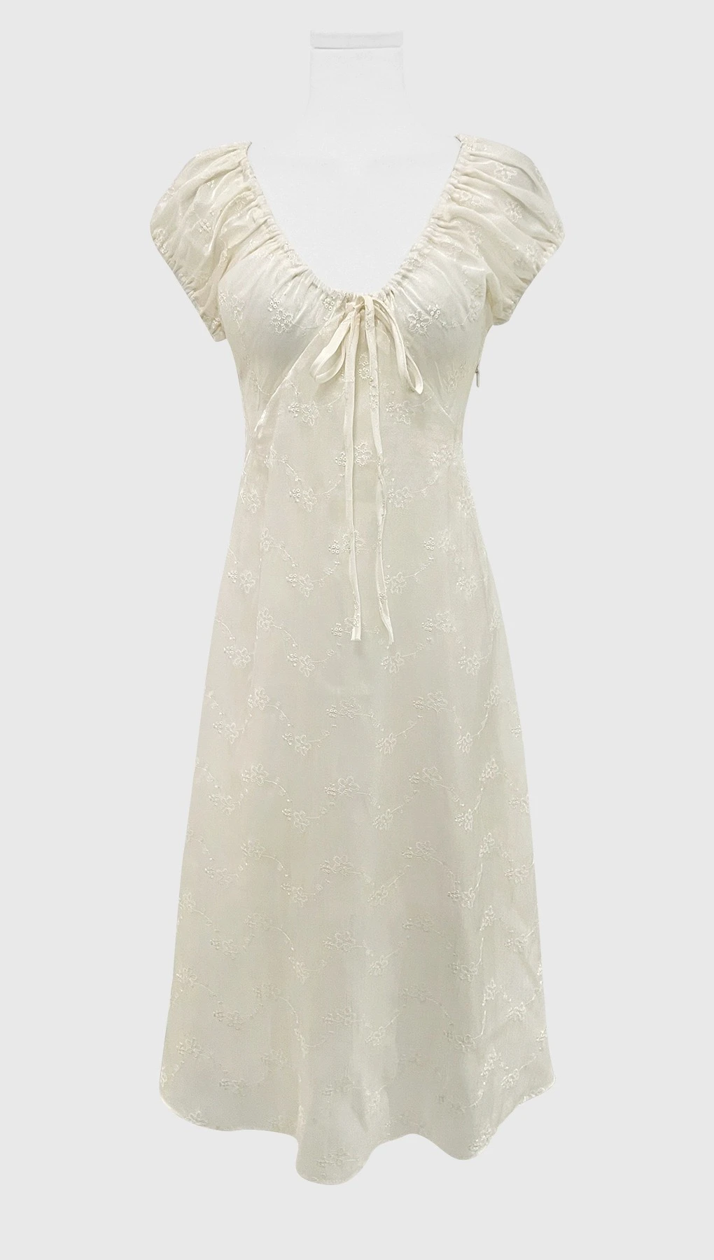 Été nouveau doux Sle brodé Dr avec nœud papillon t-shirt dimensionnel doux imprimé fleuri femmes taille haute a-ligne jupe