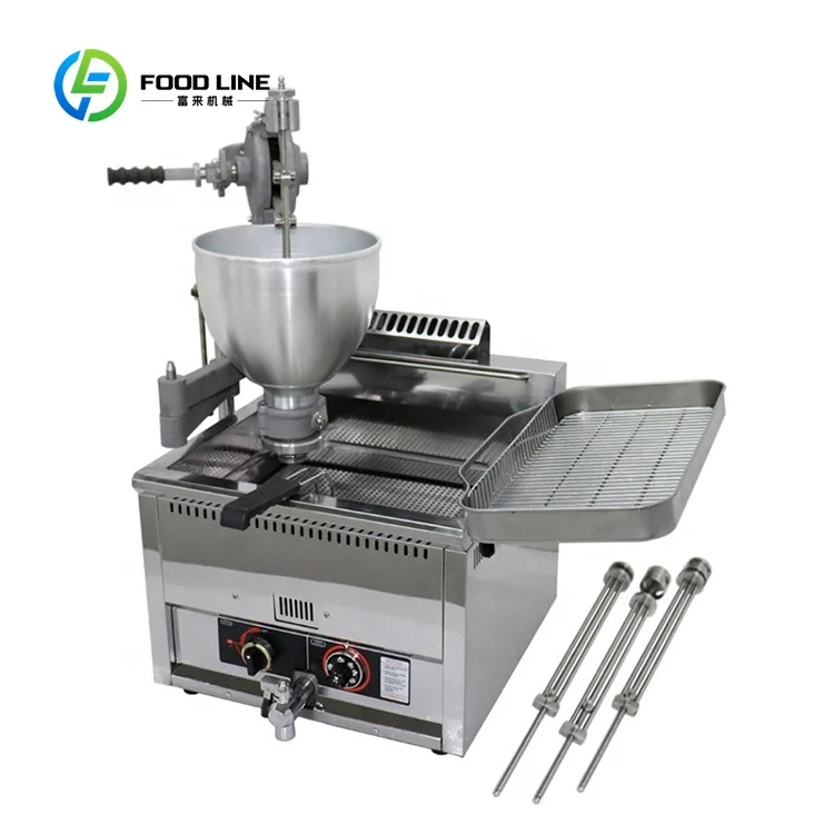 

Customized Fully Automatic Commercial Stainless Steel Donut Making Machine High Quality For Business Use