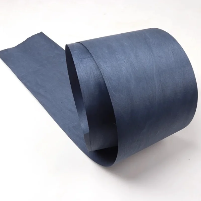 250*18 سنتيمتر مصبوغ الأزرق الداكن خشب القيقب القشرة للمشهد الأثاث خزائن الديكور الداخلي الباب لوحة الحائط القشرة 0.5 مللي متر