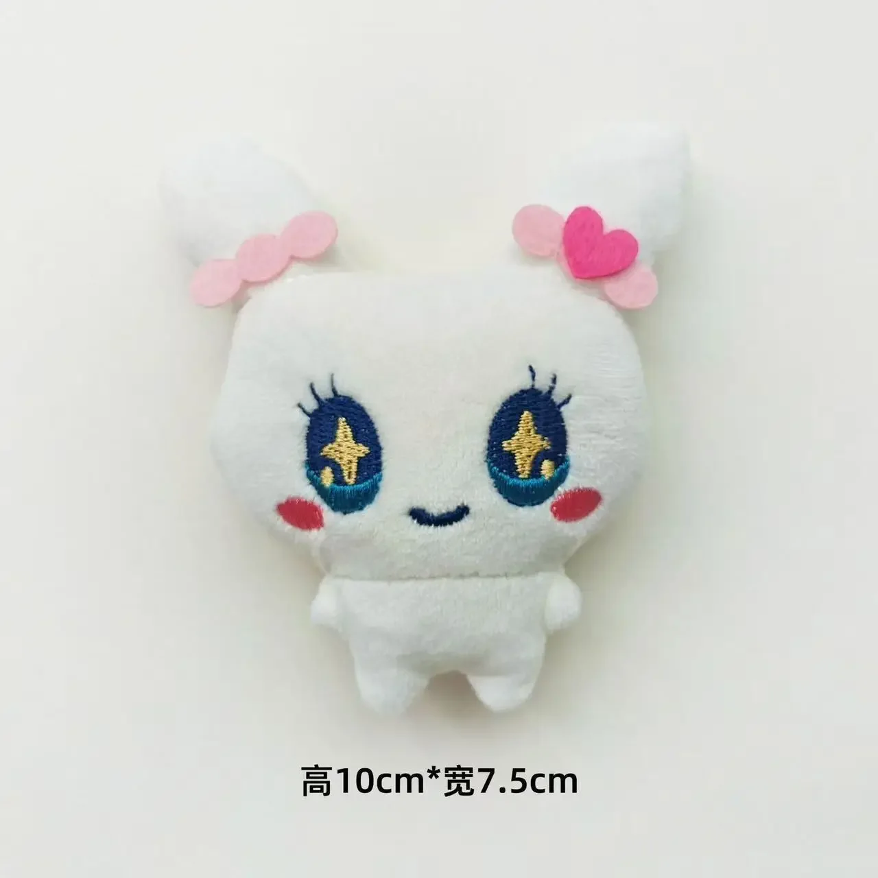 Japanese Style Cute Sweet Fluffy Plush Tamagotchi Doll Charms Mametchi Stuffed Doll Brooches Lovely Bag Decor Pendants view 5