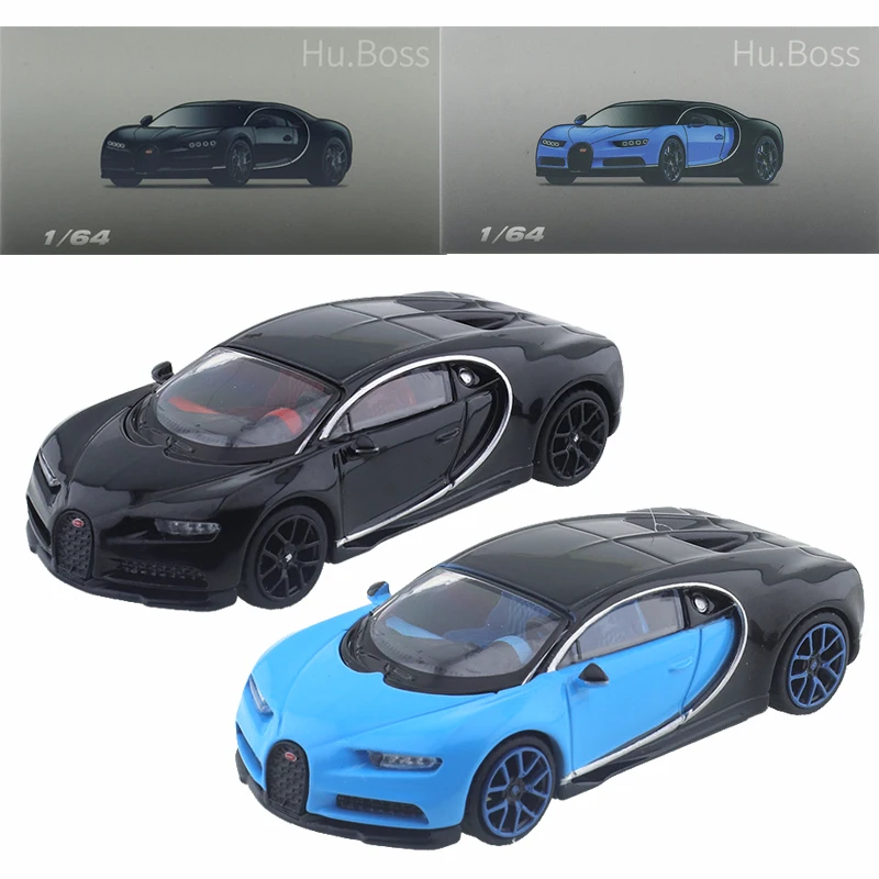 JKM 1/64 Bugatti Chiron Sports Car Alloy Toys Motor Vehicle Diecast Metal Model Kids Xmas Gift Toys for Boys