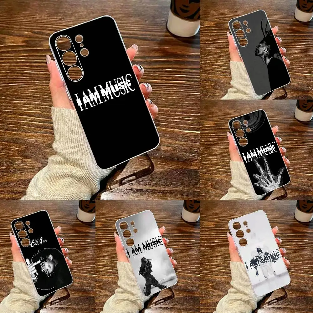 P-Playboi C-Carti I AM MUSIC Phone Case For Samsung S25,24,21,22,23,30,Ultra,20,Plus,Fe,Lite,Note Transparent Cover