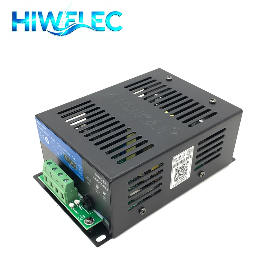 

BAC2403 3A 5A 6A Diesel Generator Battery Charger AISIKAI 24V 3A Intelligent Float Charger Power Switch Supply AC to DC 12V 24V