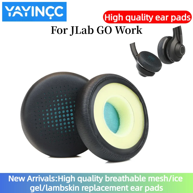 

YAYINCC Replacement Protein skin memory sponge Earpads For JLab GO Work Earmuffs Ultra-soft Sponge Cushion Cover Headphone