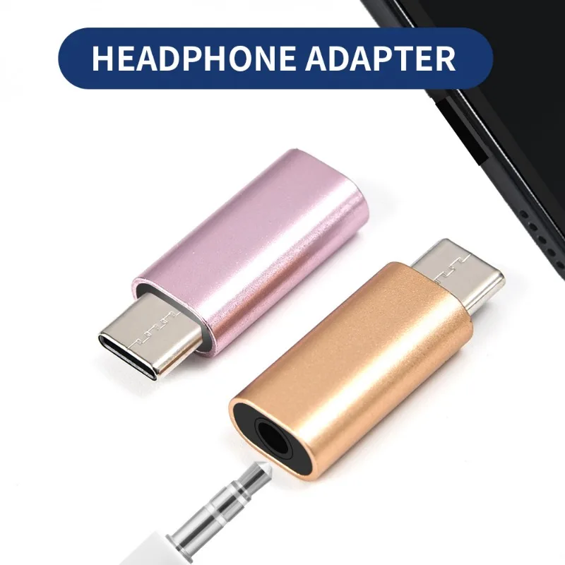 Konwerter słuchawek typu C żeński na 3.5mm Jack męski AUX Jack przejściówka Audio do słuchawek nausznych uniwersalny przejściówka Audio do słuchawek nausznych USB-C — zdjęcie 6