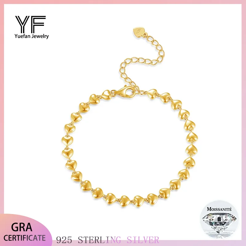 

S925 Серебряный круглый браслет на ключицу Сертифицированные ювелирные изделия в стиле хип-хоп Персонализированная настройка День святого Валентина