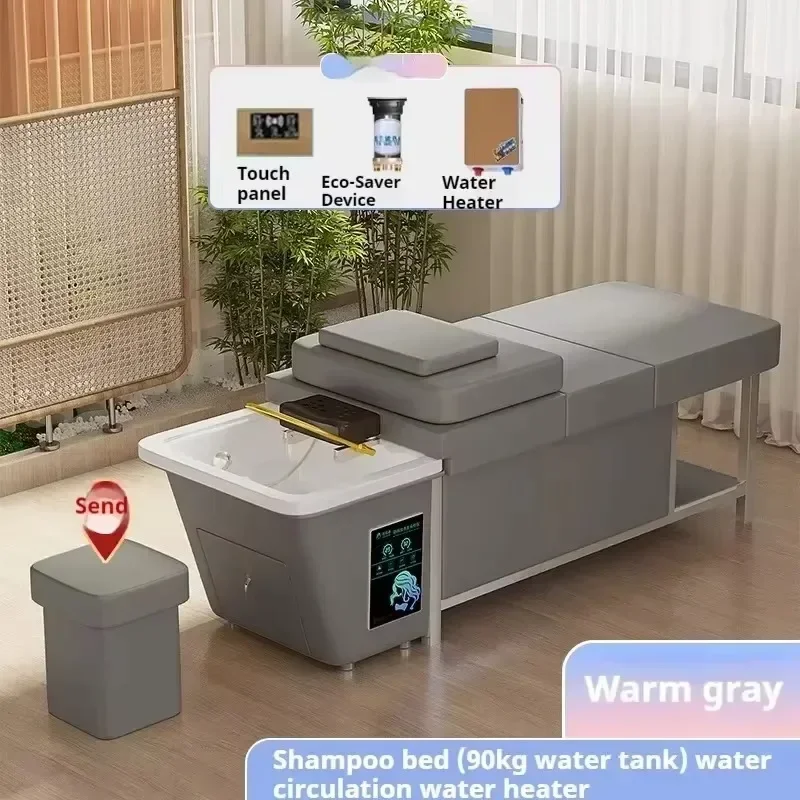 2025 Ingebouwde watertank hoofdspa shampoo stoel salon wasbak Japanse haarwas styling Camilla Lashista shampoo meubilair