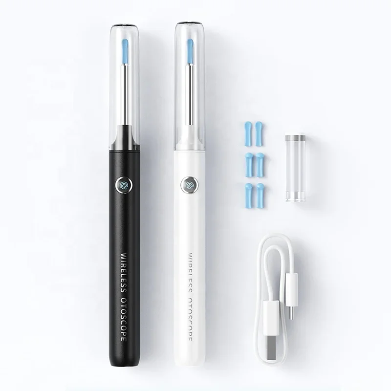 

FIND U Kit Ear Camera Smart Portable Ear Wax Remover 8MP HD Wireless Camera 6Pcs Ear Tips Remote Tweezers Cleaner Tool