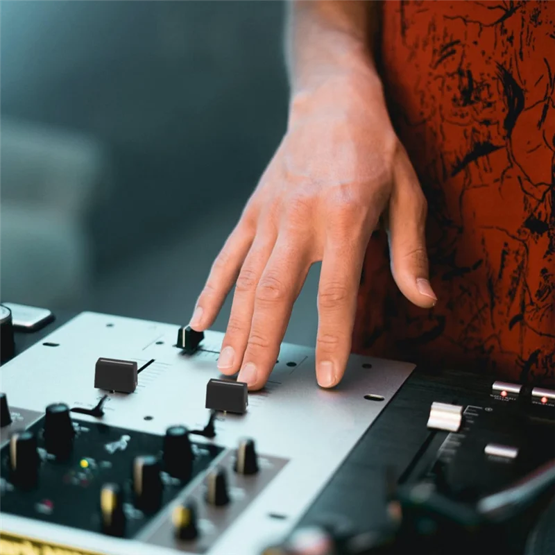 جديد-5 قطعة مقابض ترويسة عالمية غطاء ترويسة مستقيم منزلق الجهد غطاء لوحدة تحكم DJ خلاطات وحدة التحكم DJM ، DDJ ، XDJ