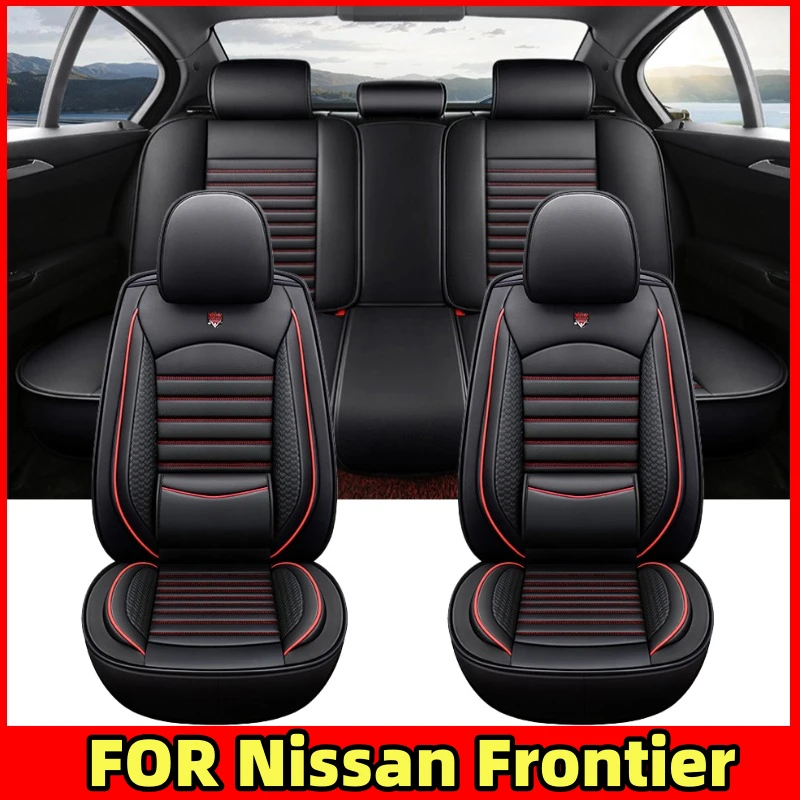 

NEW Car seat cover waterproof artificial leather wear-resistant front and rear rows fully seat cover FOR Nissan Frontier