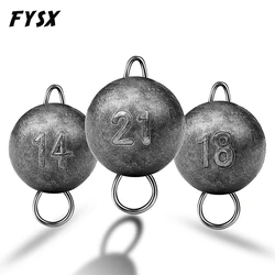 Leaded head fishing accessories 3G-21G  fishing lead pendant round lead pendant lead sinkers fishing sinkers for fishing outdoor