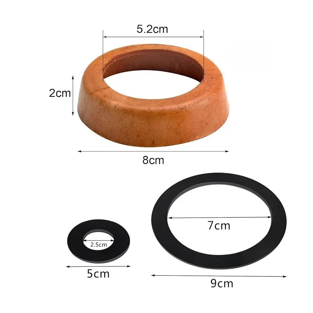 

Garden Pump Replacement Parts Accessory Handle Pump Parts Complete Seal Set Cast Iron Material Cowhide Leather Seal