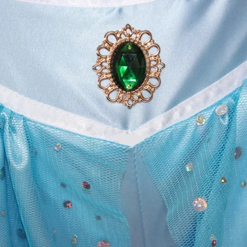 New Aladdin Jasmine Princess Cosplay Women Girl Fancy Dress Up Halloween Party Costume Sets DFGRYRRTTYH2025 - view 6