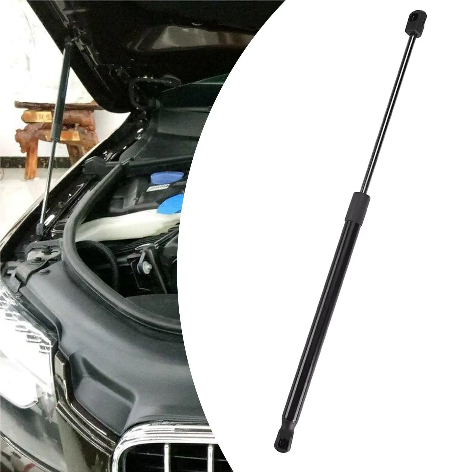 2Pcs 4L0823359 Easy to Install Auto Accessories Front Bonnet Hood Gas Struts Spare Part Replacing for Audi 2006-2015 Q7 4lb