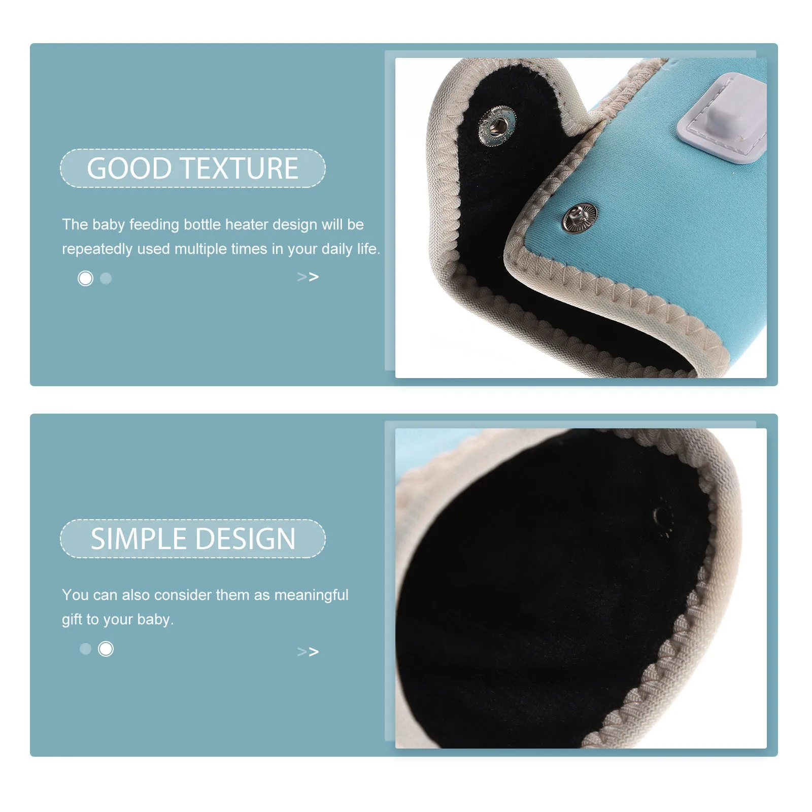 Calentador de Biberones Portátil con Alimentación USB, Calentador de Leche Materna para Viajes al Aire Libre, Diseño Antideslizante