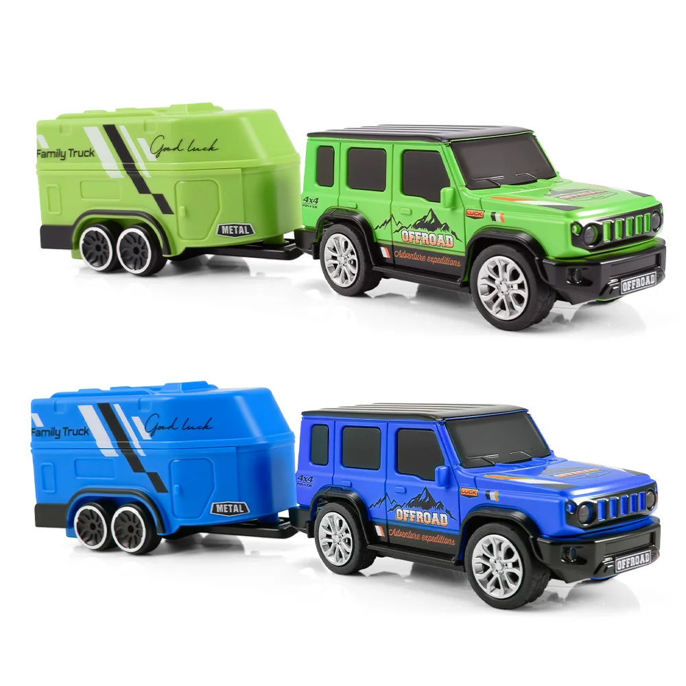 9IMOD 1/64 RC Mini Ciężarówka z Pełną Metalową Karoserią, Zdalne Sterowanie 2.4GHz, Regulowana Prędkość, Sterowanie Kierunkiem