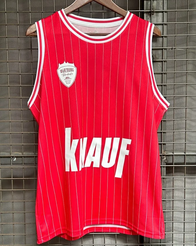 2026 New Hot Würzburg Baskets Basketball Suit, Quick Drying Breathable Sleeveless Shirt, Family Parent-child Outfit