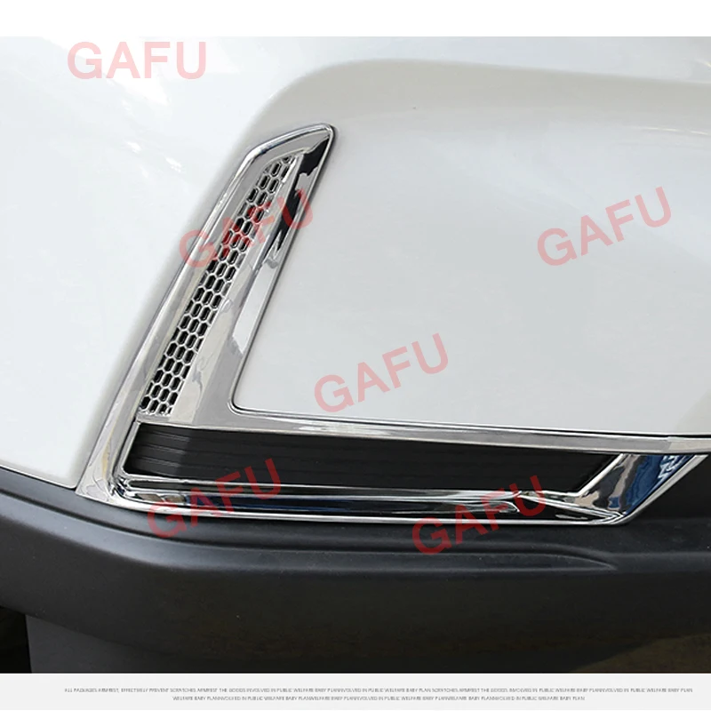 

For Honda CRV CR-V 2023 Car Garnish Molding Front Rear Fog Light Lamp Cover Trim Bumper Protector Decoration Car Styling