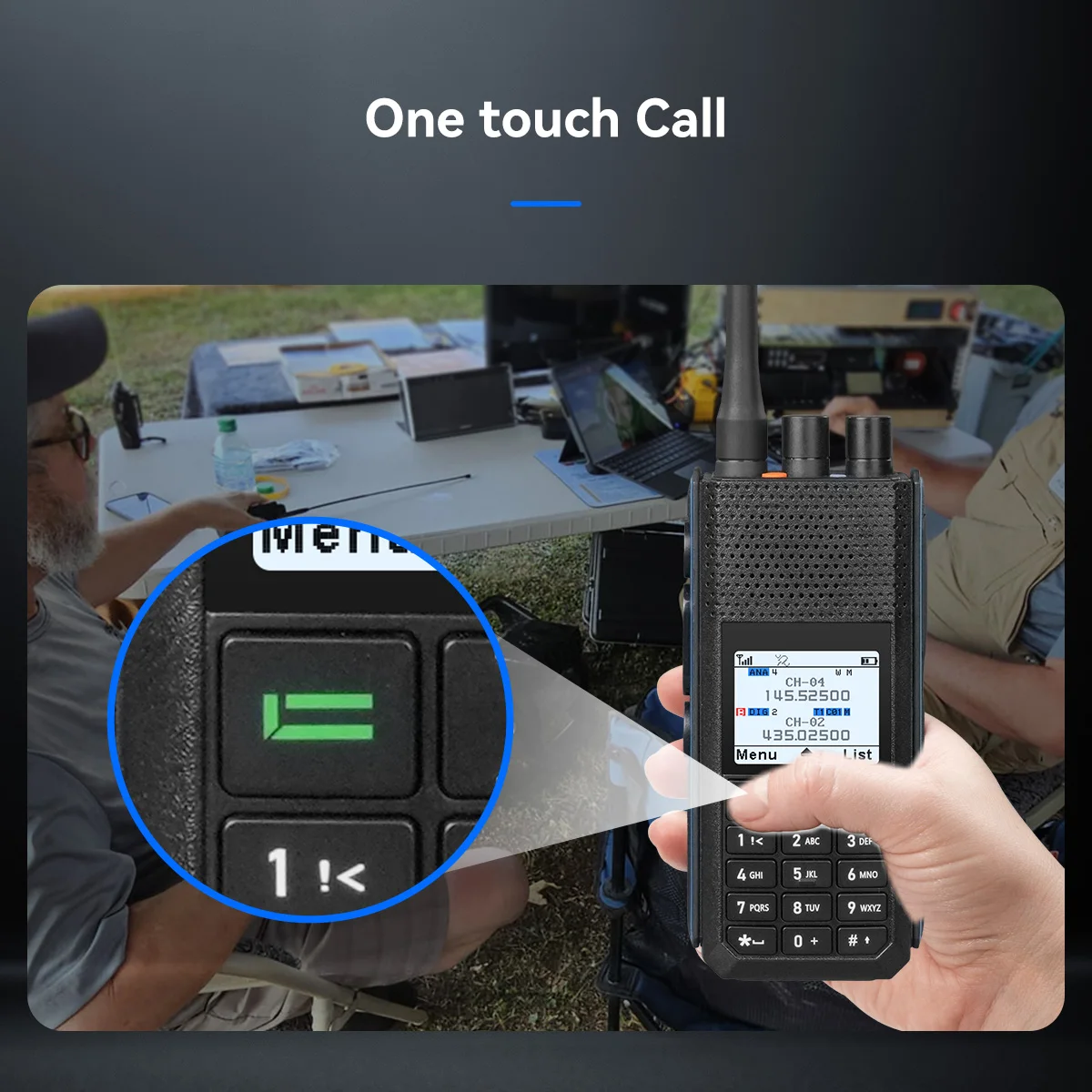 Retevis Ailunce H1 DMR Walkie Talkie Long Range Amateurfunk UHF VHF Kommunikation Zwei-Wege-Radiosender FM GPS APRS – Detail 17