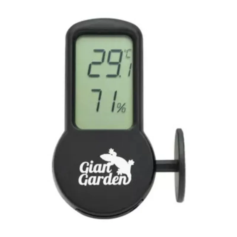 

Digital Reptile Thermometer Hygrometer for Gecko Lizard Tortoise Frog Terrarium Tank Temp Humidity Meter with Strong Suction Pad