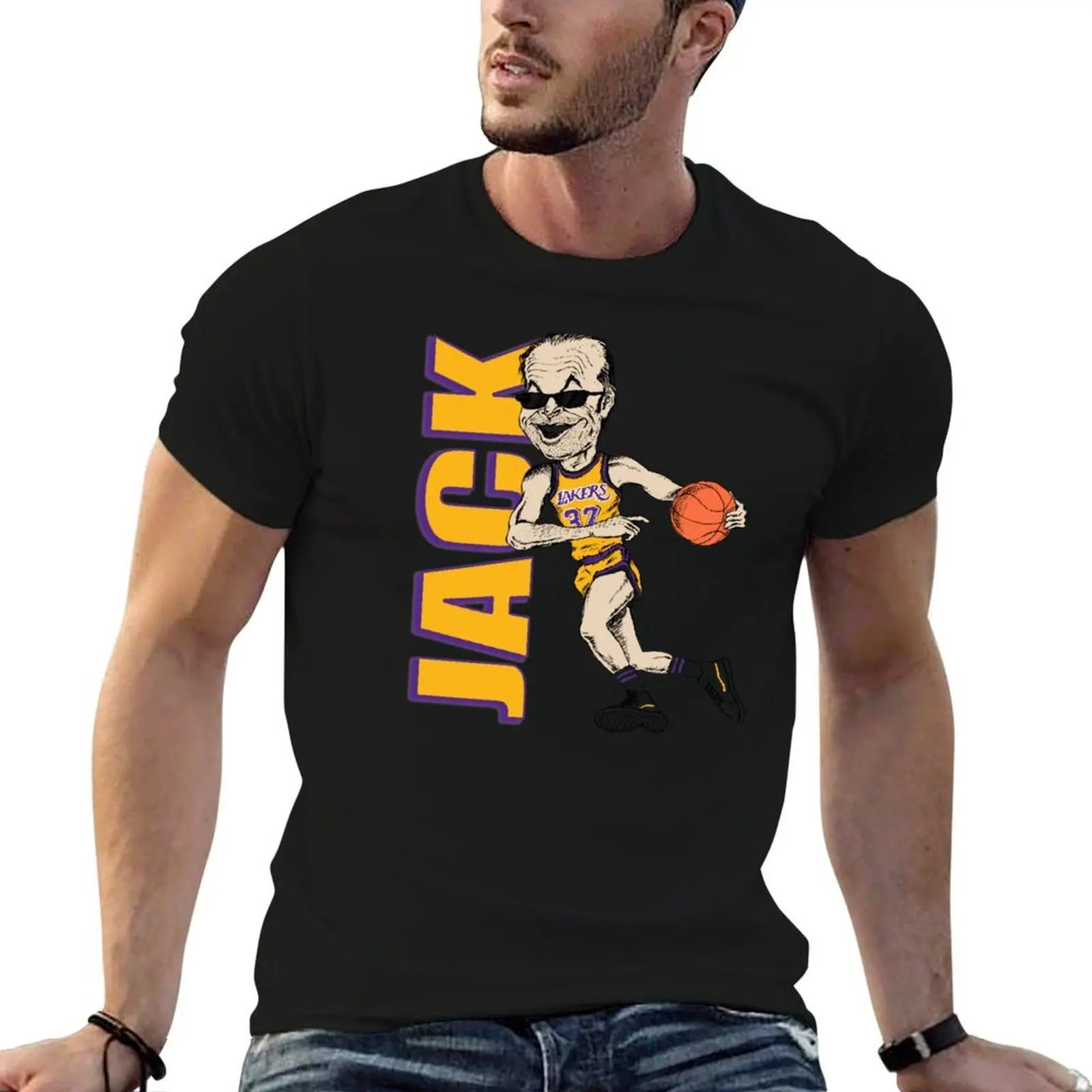 

Jack Nicholson T-Shirt mens graphic t shirts man t shirt luxury funny t shirts cotton T-shirt