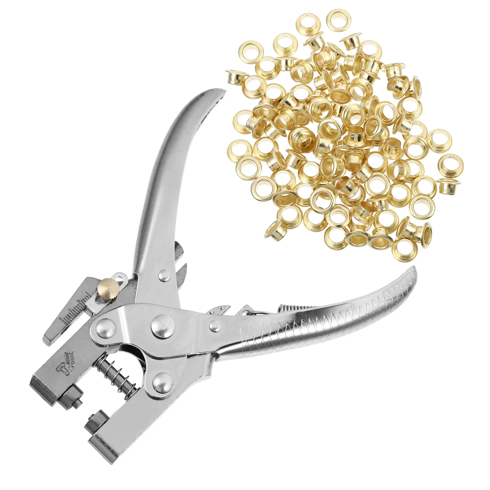 

Multifunctional Metal Hole Punch Set Professional Nonslip Handle Easy Carry Use Onehand Operation Stronger Punches DIY