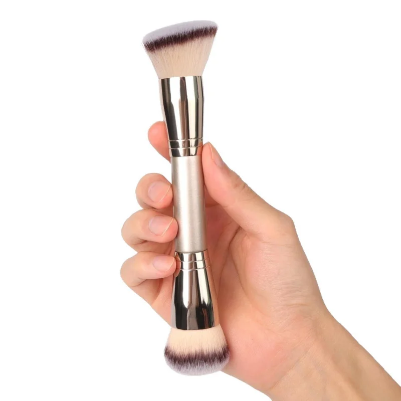 Dual-ended Foundation Brush Concealer brush Large Area Highlight Brightening Concealer Repair Makeup Brush