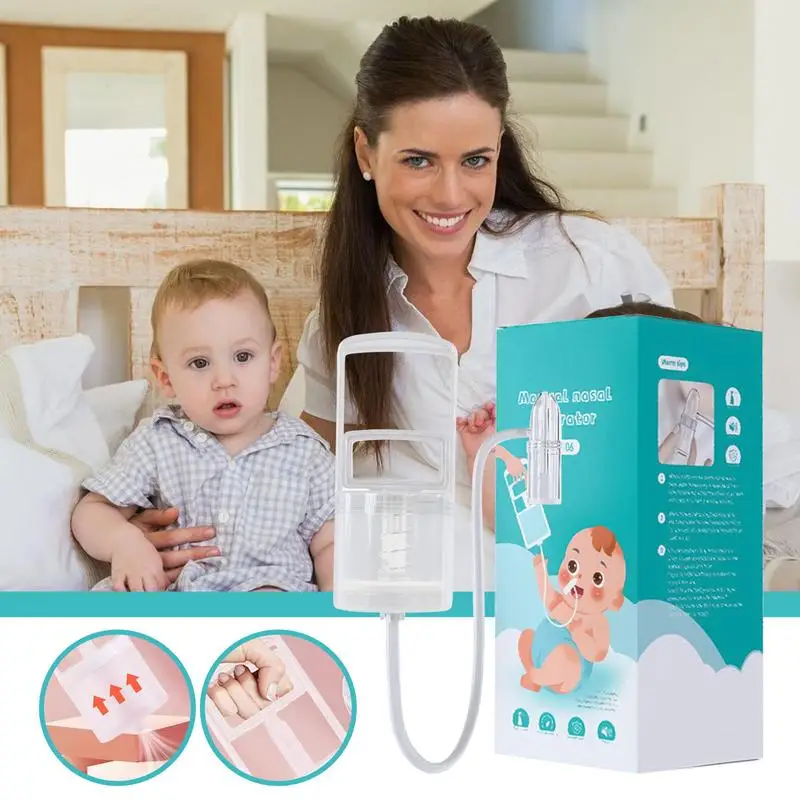 Nose Aspirator For Babies Nose Sucker Mucus Removal Tool For Mom Relieve Congestion Runny Stuffy Baby Toddler