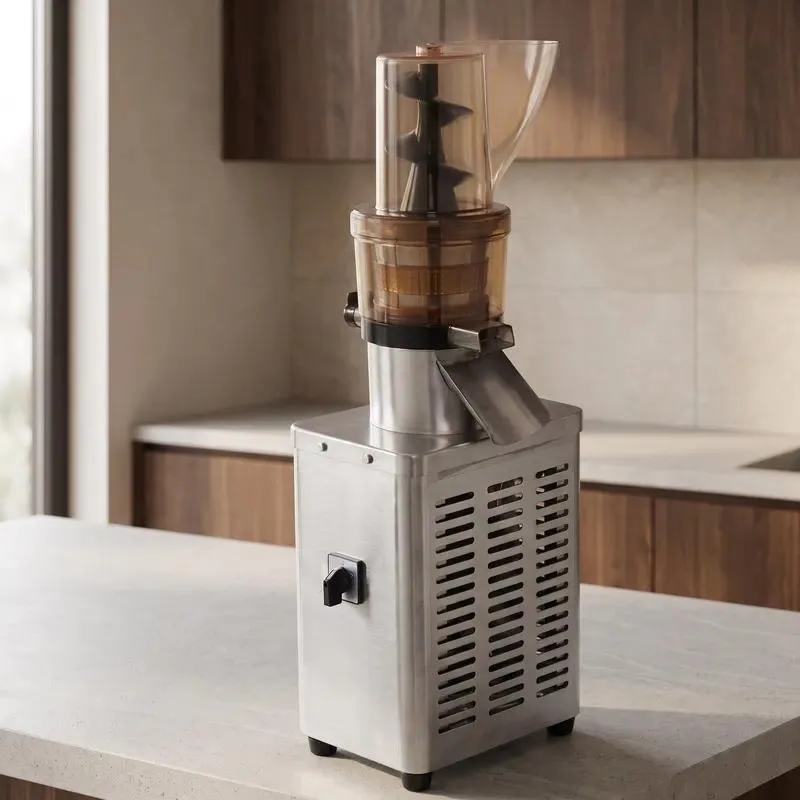 Commercial Cold Press Juicer Stainless Steel Slow Masticating Fruit Vegetable Fresh Juice Extractor Machine