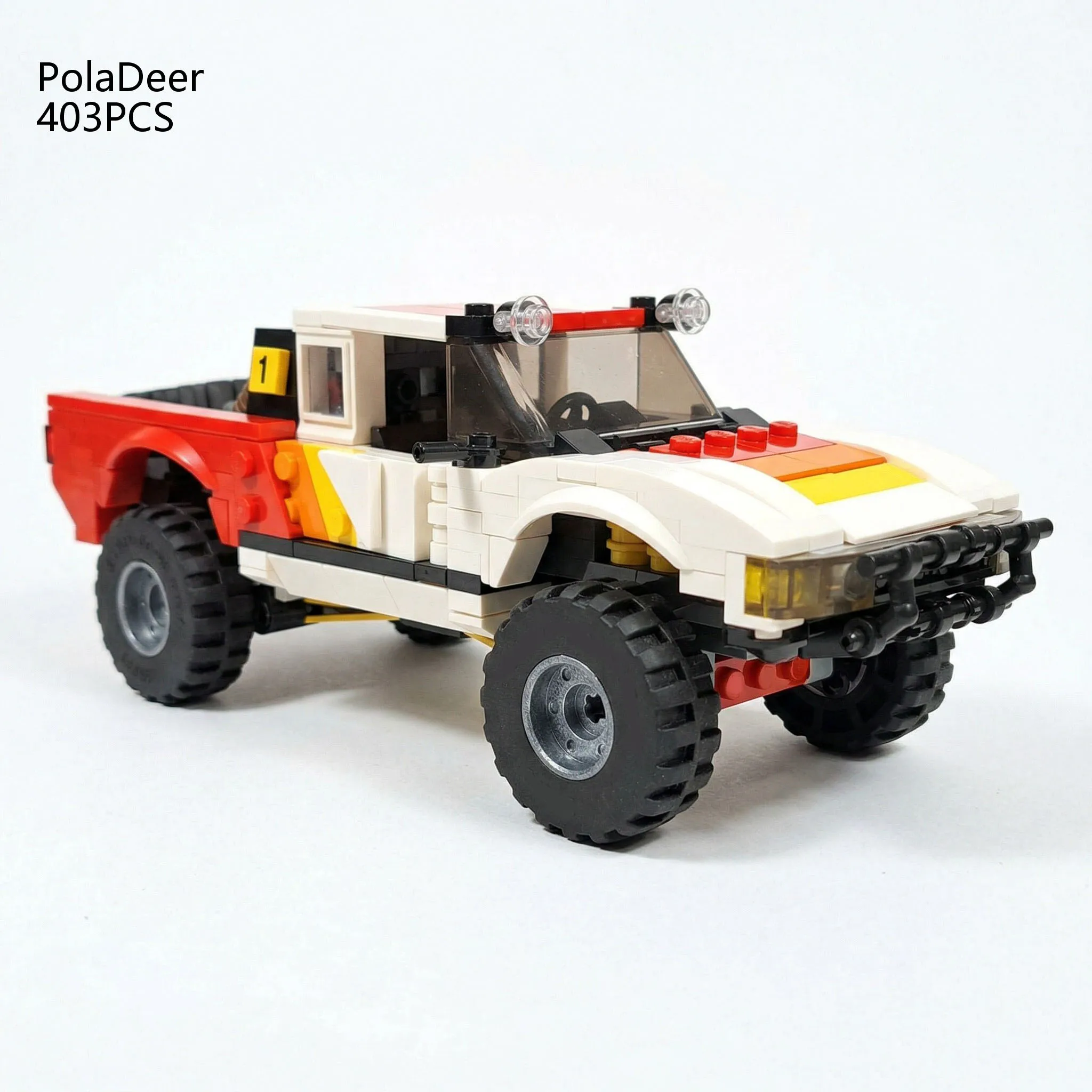 

Конструктор Champion Series 403 детали MOC DIY 1993-1998 Baja Truck Car T100, модель для сборки, игрушка из кирпичиков, подарок на день рождения для детей