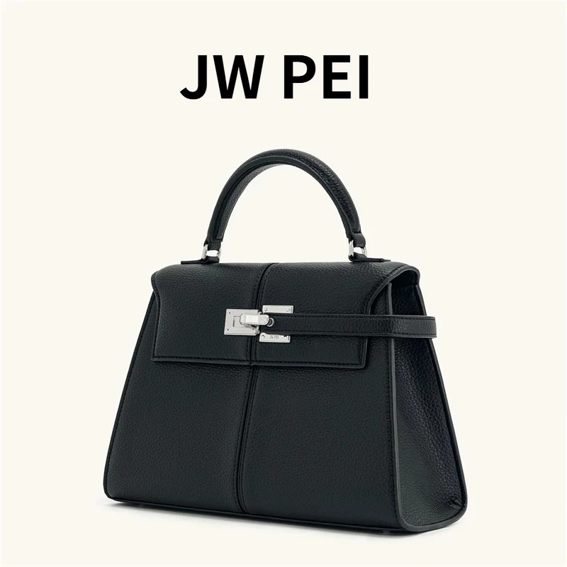 

JW PEI Women's Handbag Elise Designer Fashion 2025 New Burgundy Handbag Large Square Crossbody Bag High-end Women's Bag