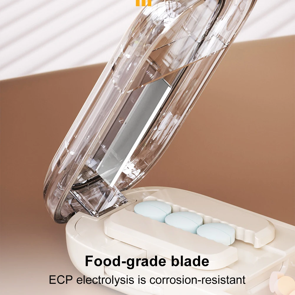 Nowy pojemnik na tabletki 2/3/4 z przegródkami, pyłoszczelny, mały i przenośny, idealny do domu i na co dzień w podróży.