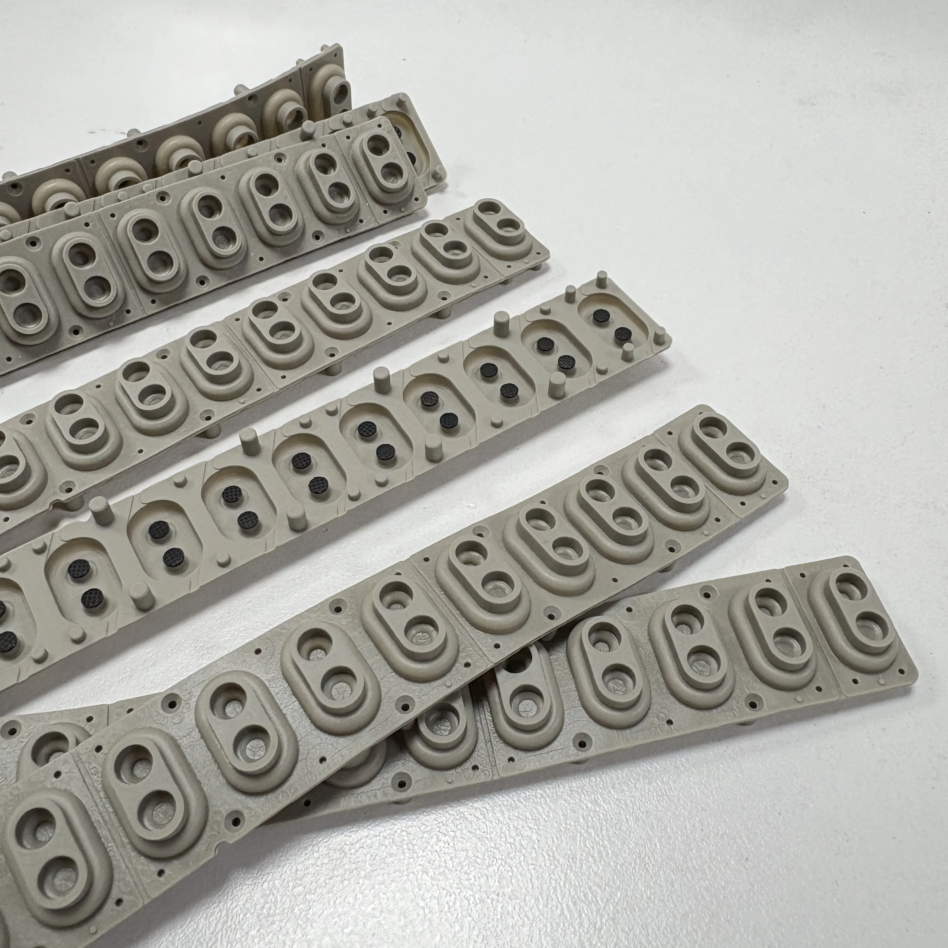 Keyboard Rubber Contact Strip For Roland EP9 HP107 HP2 HP237 HP3 HP337 Compatible With Korg PA60 PA80 (7PCS 13keys）