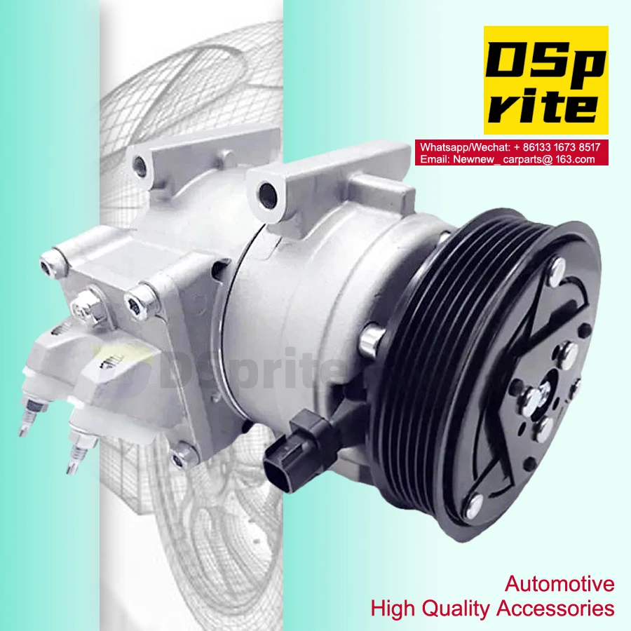 Hs15 Compressor F500HD3AA02 for Chrysler Sebring Dodge Stratus L4 2.4L V6 2.7L 2004 2005 2006 4596550AB 4596550AC