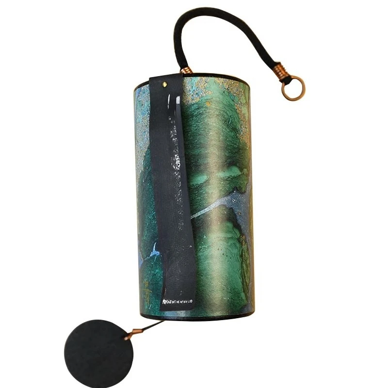 

Wind chimes, bedroom balcony chords healing bell pendant, meditation five elements hand rattle