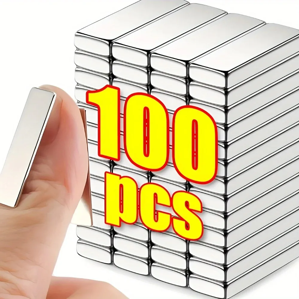 20pcs Magnets, 20x10x3mm, Rectangular Magnets for Industrial Use, Metal Material, No Battery Required